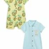 Next Kinder Jumpsuit - Blue Green Pineapple