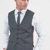 Next Herren SIGNATURE PLAIN SUIT: WAISTCOAT - Anzugweste - Light Grey