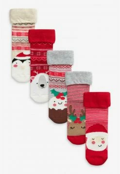 Next Kinder CHRISTMAS 5 PACK - Socken - Red