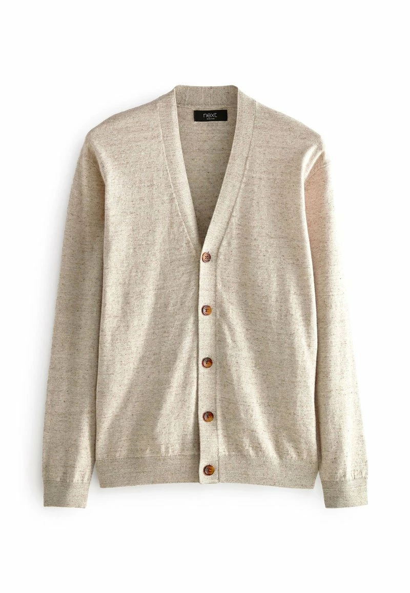 Next Herren Strickjacke - Natural