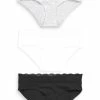 Next Damen TRIM BLEND KNICKERS 3 PACK - Slip - Monochrome