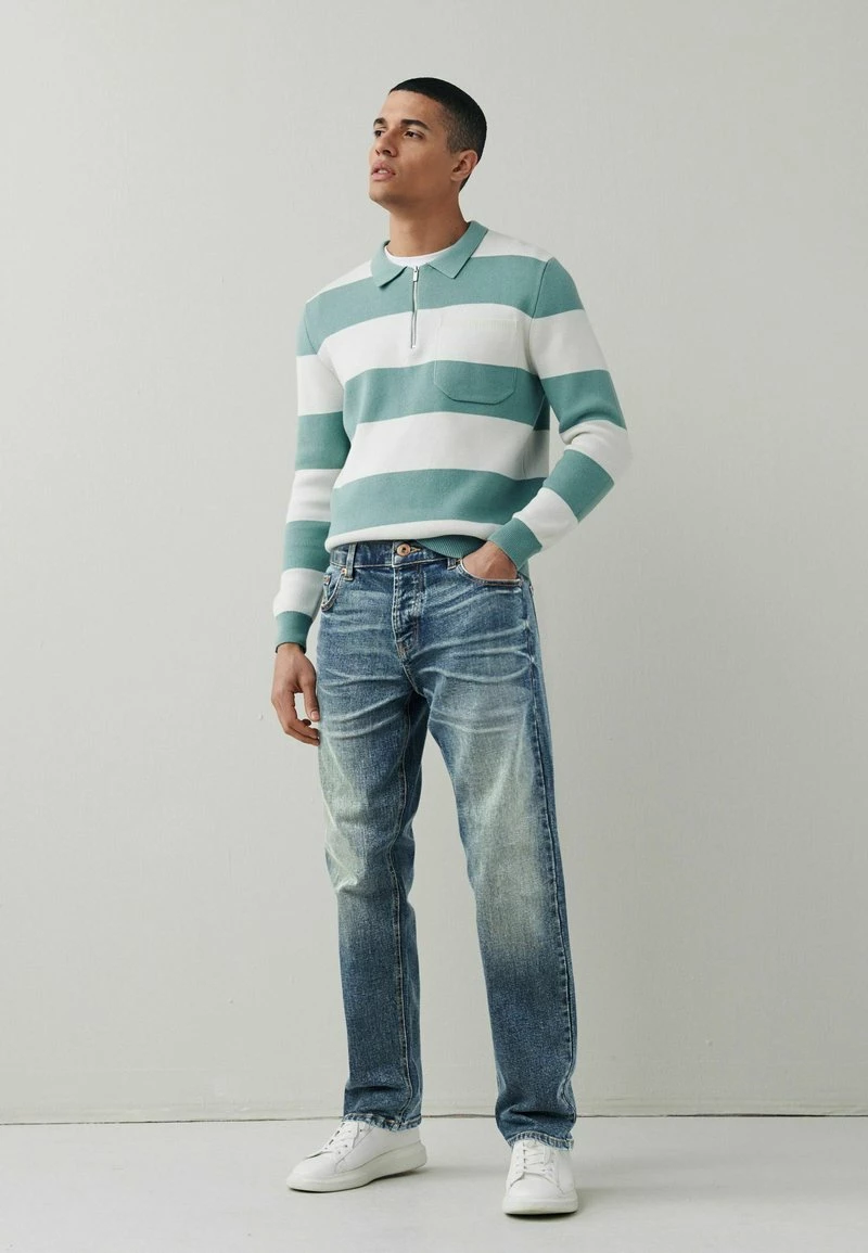 Next Herren WITH STRETCH - Jeans Slim Fit - Mottled Blue – Bild 2