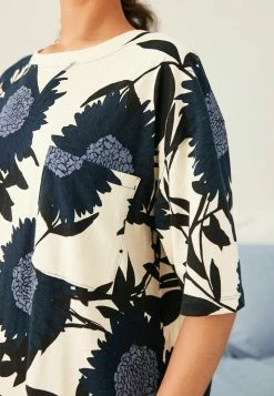 Next Damen Nachthemd - Navy Blue Floral