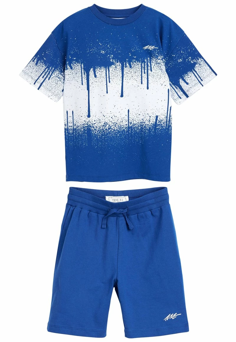 Next Kinder T-Shirt Print - Blue Grey