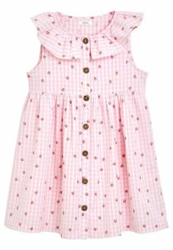 Next Kinder SLEEVELESS FRILL - Freizeitkleid - Red