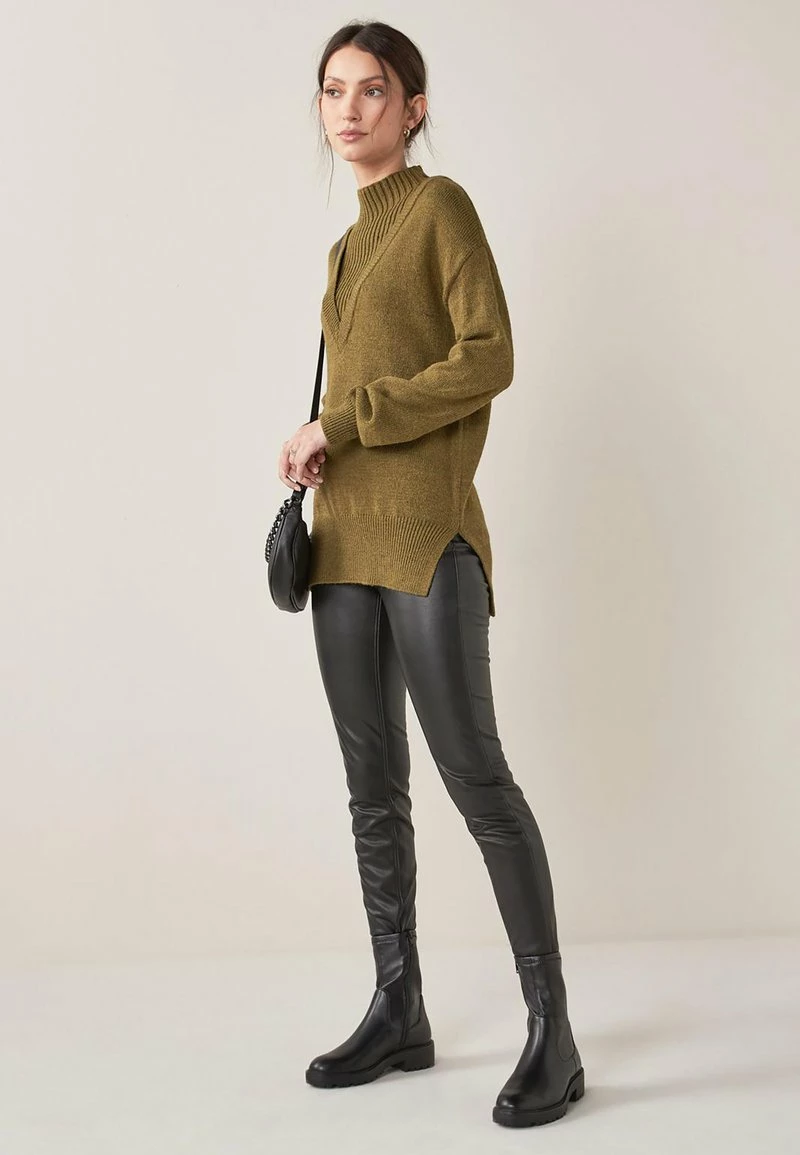 Next Damen Strickpullover - Khaki