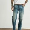 Next Herren Jeans Straight Leg - Blue Tint