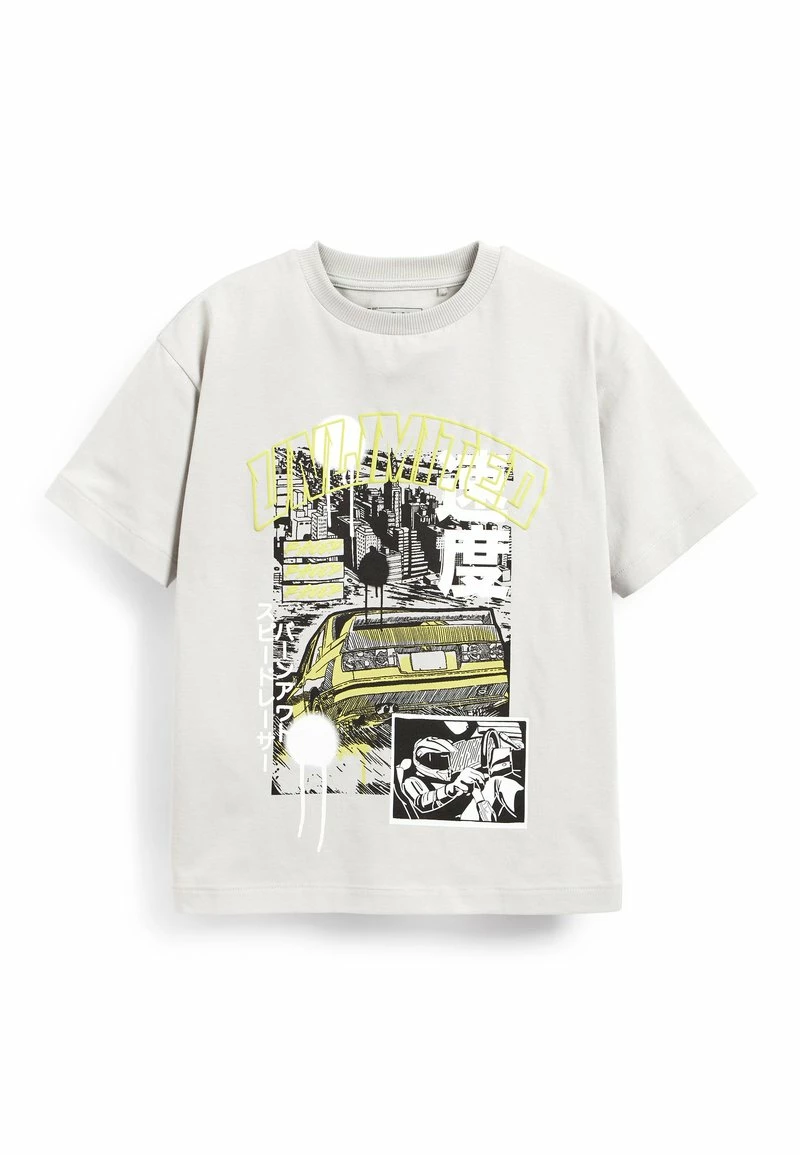 Next Kinder GRAPHIC - T-Shirt Print - Grey