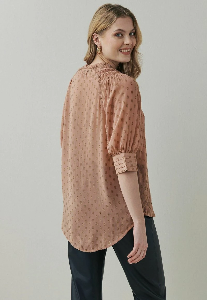 Next Damen Hemdbluse - Blush Pink Gold – Bild 2