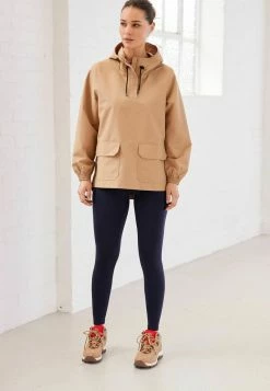 Next Damen OVERHEAD - Parka - Camel Water Reveal Animal Print