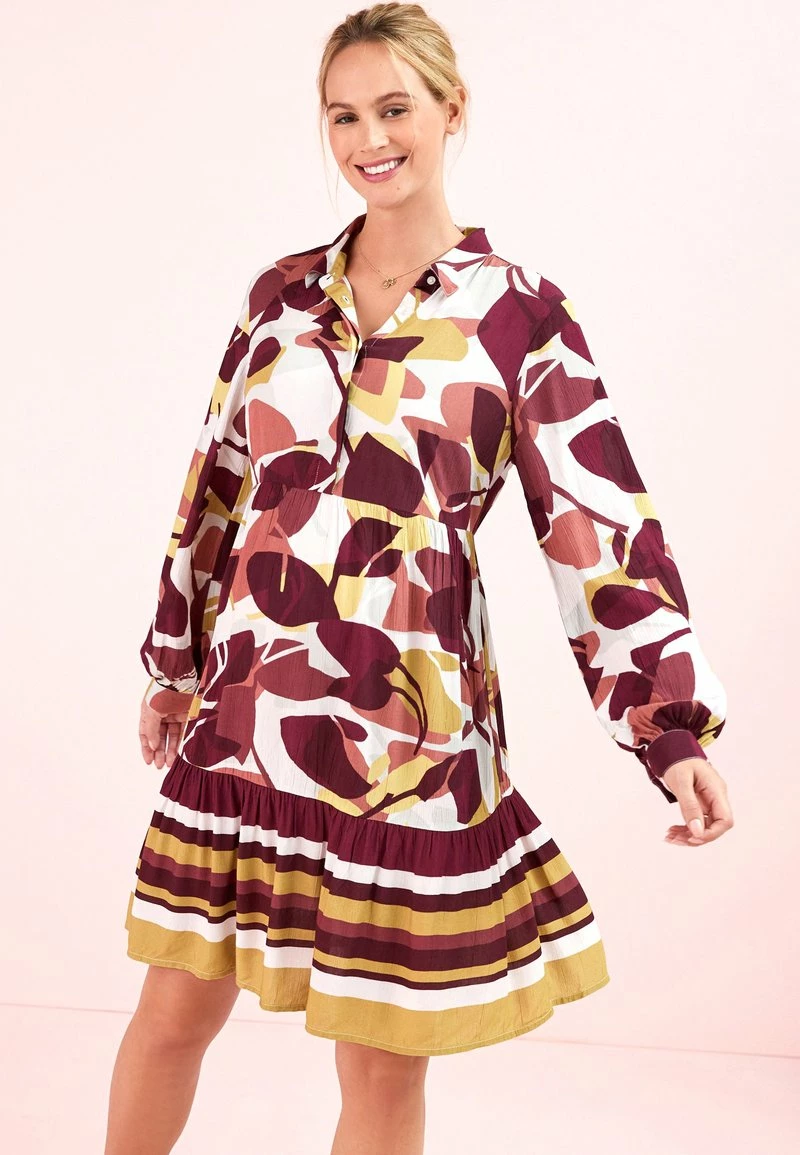 Next Damen Blusenkleid - Purple