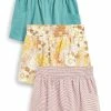 Next 3 PACK - Shorts - Rust Orange Teal Retro Floral | Kinder
