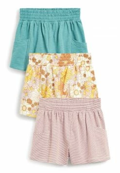 Next 3 PACK - Shorts - Rust Orange Teal Retro Floral | Kinder