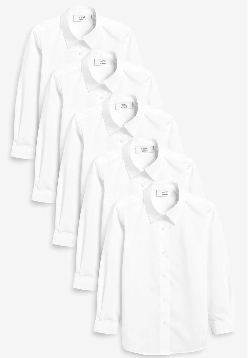 Next Kinder 5 PACK LONG SLEEVE - Hemdbluse - White – Bild 6