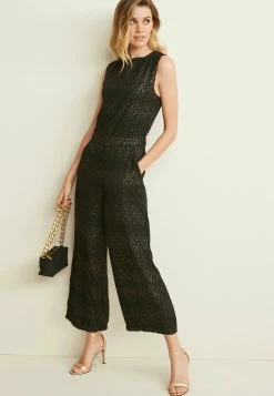 Next Damen METALLIC - Jumpsuit - Black