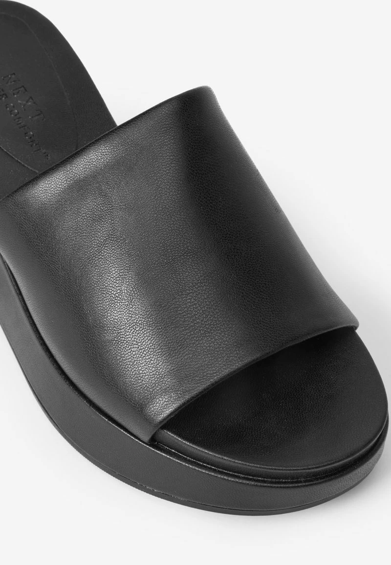 Next Damen Pantolette Flach - Black – Bild 4