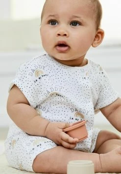 Next Unisex Jumpsuit - Cream Daddy Rainbow