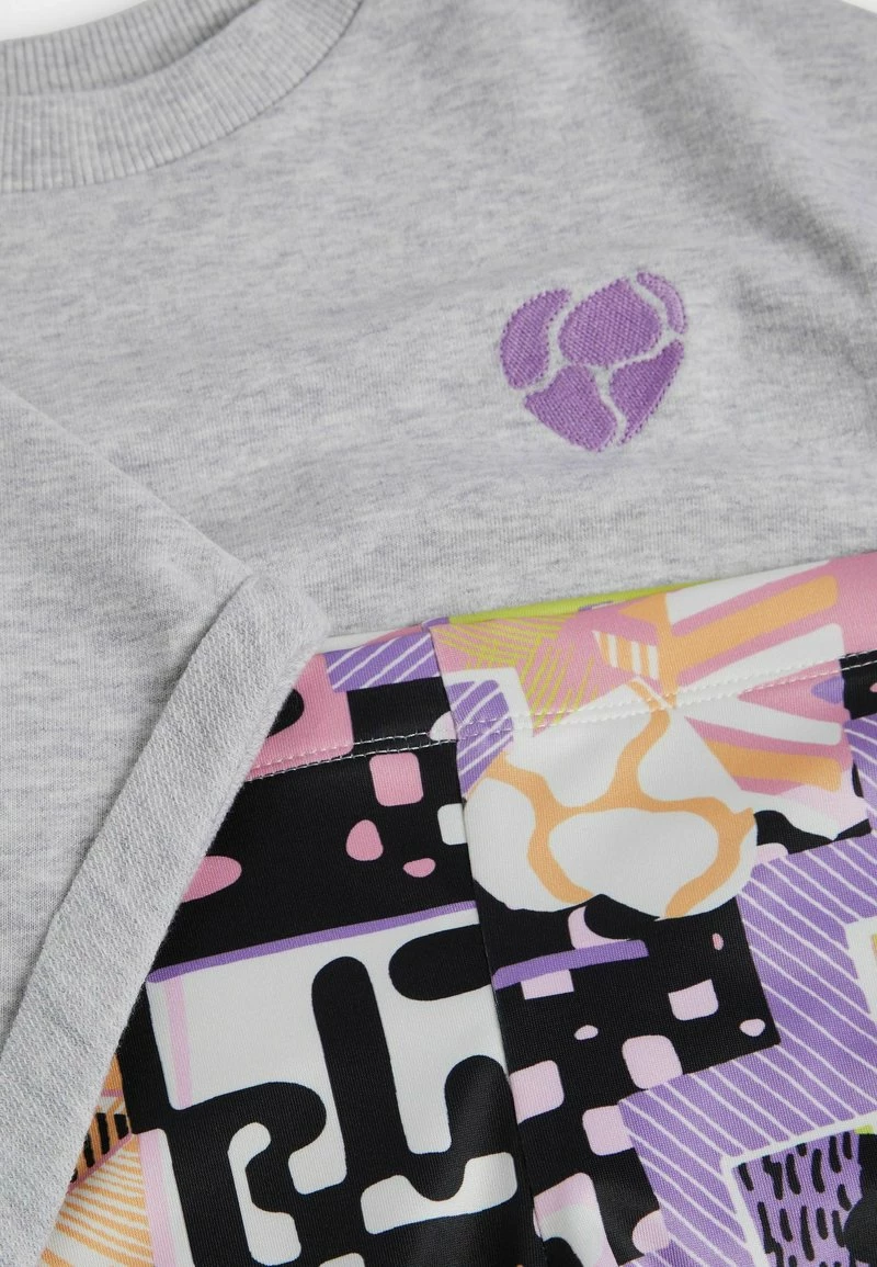 Next Kinder SET - Shorts - Purple Green Skater Style Print – Bild 3