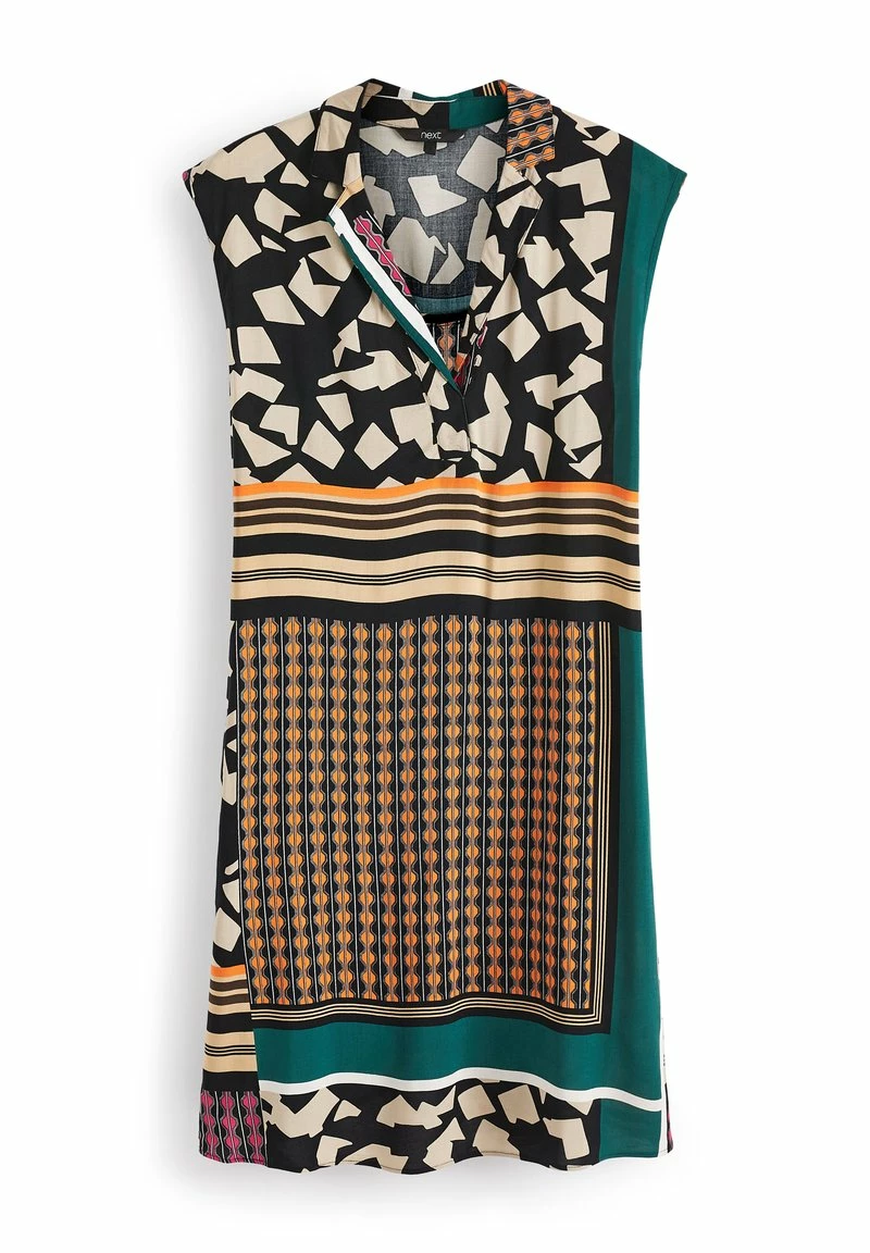 Next Damen REVERE MINI - Freizeitkleid - Brown Patch Print – Bild 3