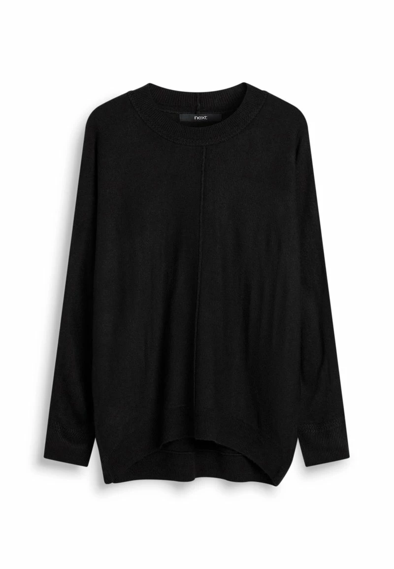 Next Damen COSY LONGLINE - Strickpullover - Black – Bild 4