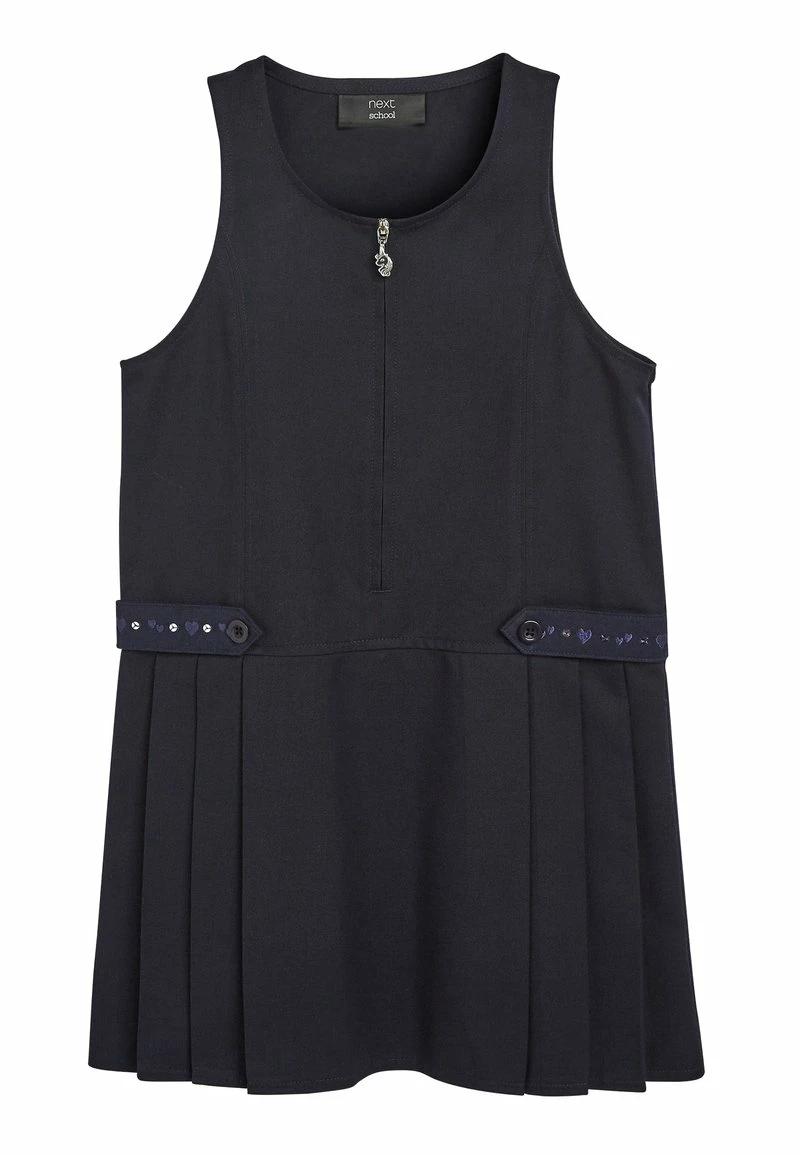 Next EMBROIDERED ZIP PINAFORE - Freizeitkleid - Blue | Kinder