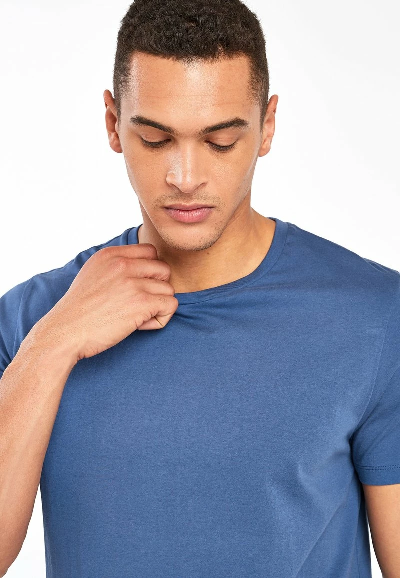 Next Herren T-Shirt Basic - Blue – Bild 3