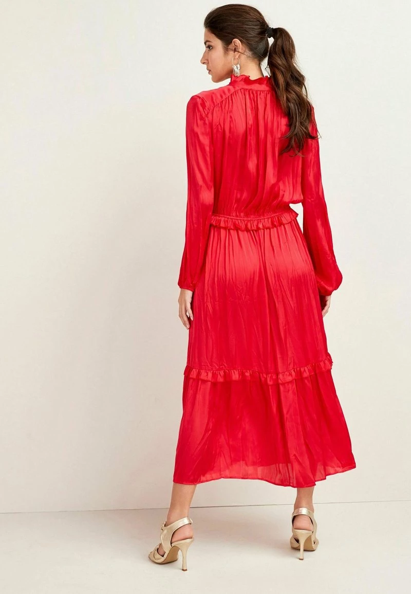 Next Damen SATIN TIE NECK - Freizeitkleid - Red – Bild 3