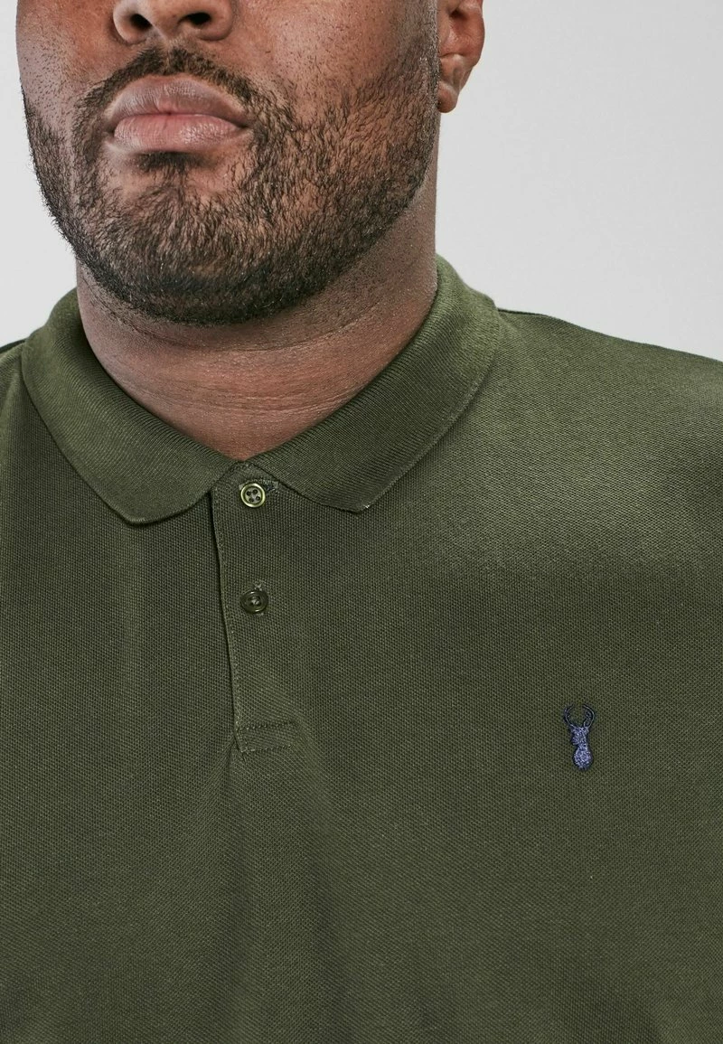 Next PLUS SIZE - Poloshirt - Dark Green Pique | Herren – Bild 3