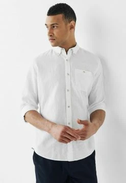 Next Herren ROLL SLEEVE - Hemd - White