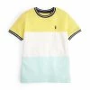 Next Kinder SHORT SLEEVE COLOURBLOCK (3-16YRS) - T-Shirt Print - Yellow Blue