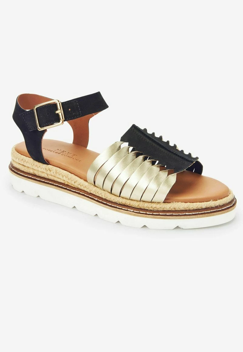 Next Damen FOREVER COMFORT TWIST - Plateausandalette - Black Gold – Bild 2