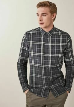 Next Herren DIP DYE - Hemd - Grey