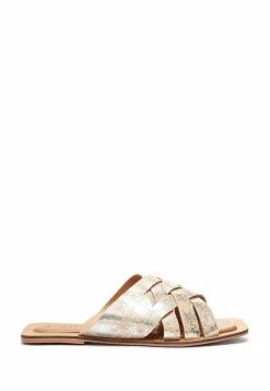 Next Damen TOE SLOTTED - Pantolette Flach - Silver