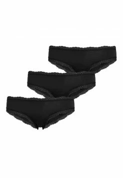 Next Damen 3 PACK - Slip - Black