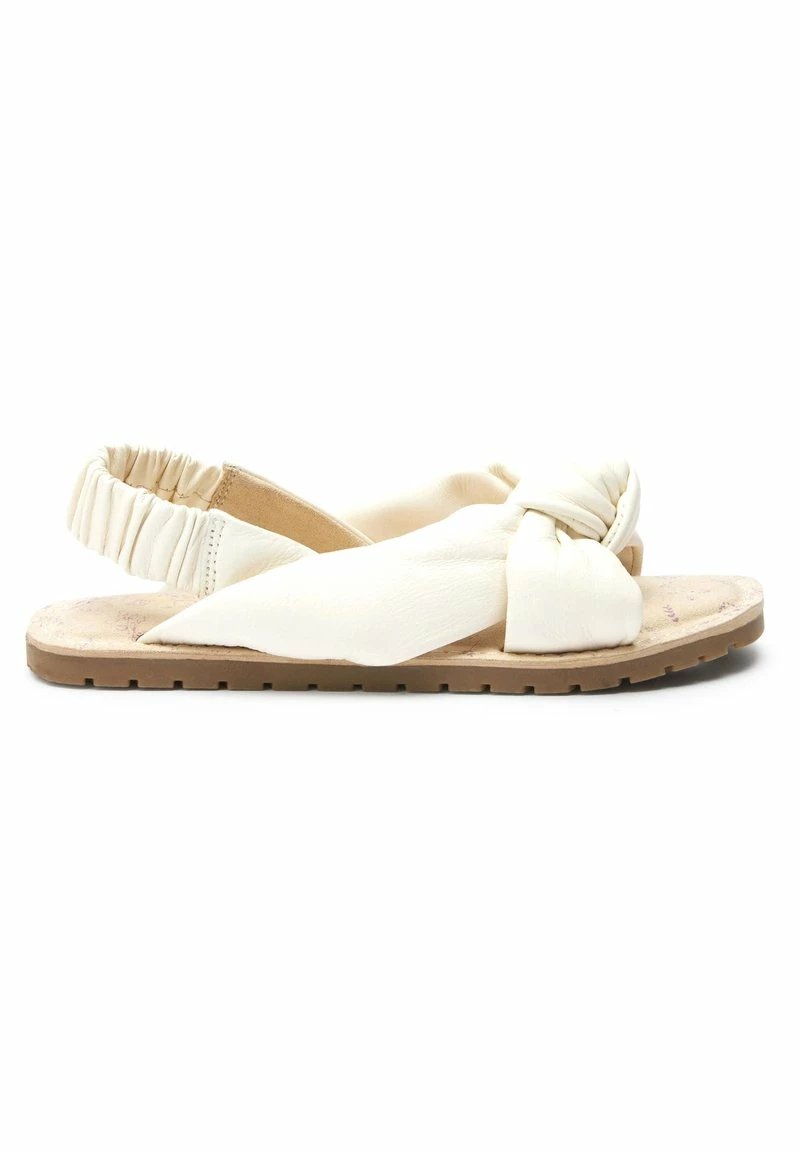 Next Kinder PREMIUM KNOTTED - Riemensandalette - White Leather