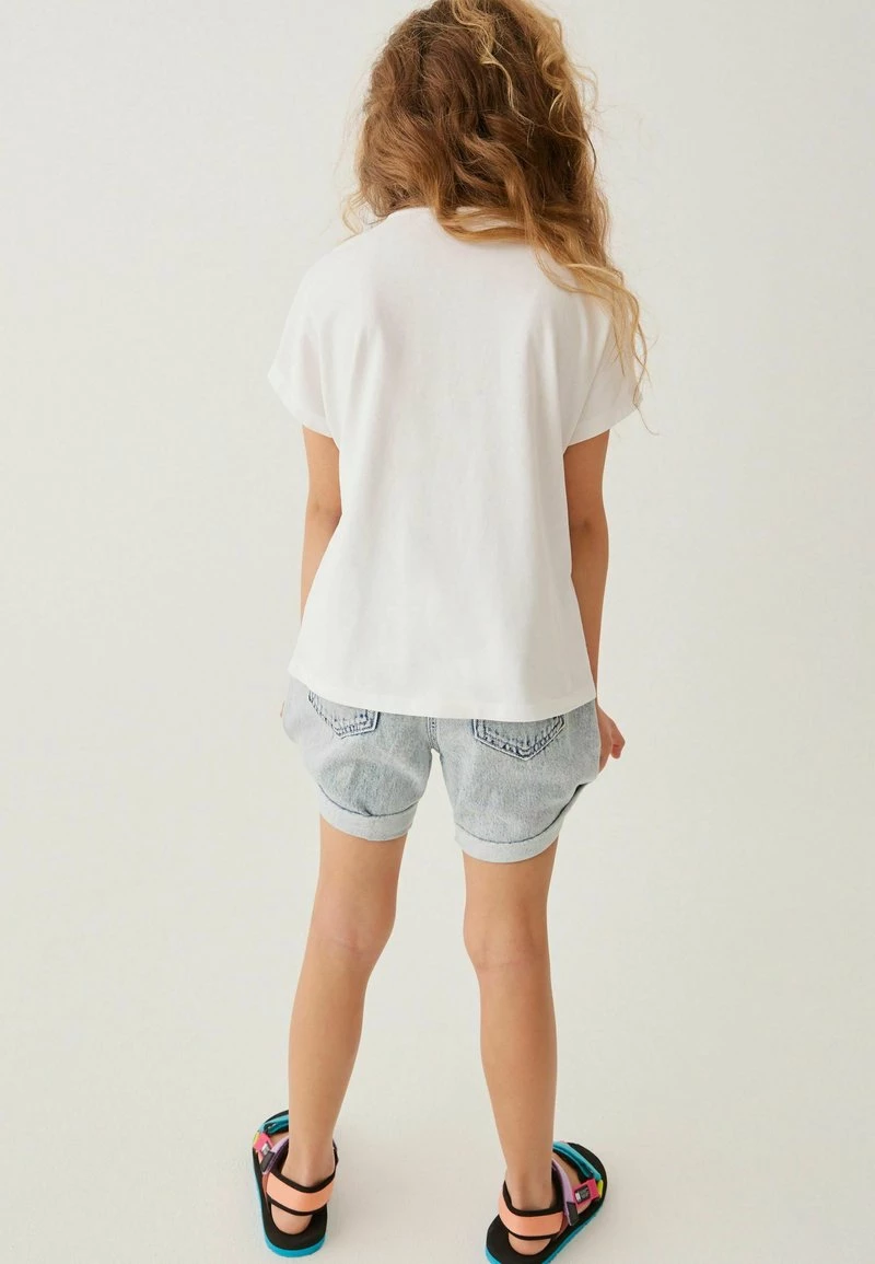 Next Kinder FLIPPY SEQUIN HEART - T-Shirt Print - White Blue – Bild 3