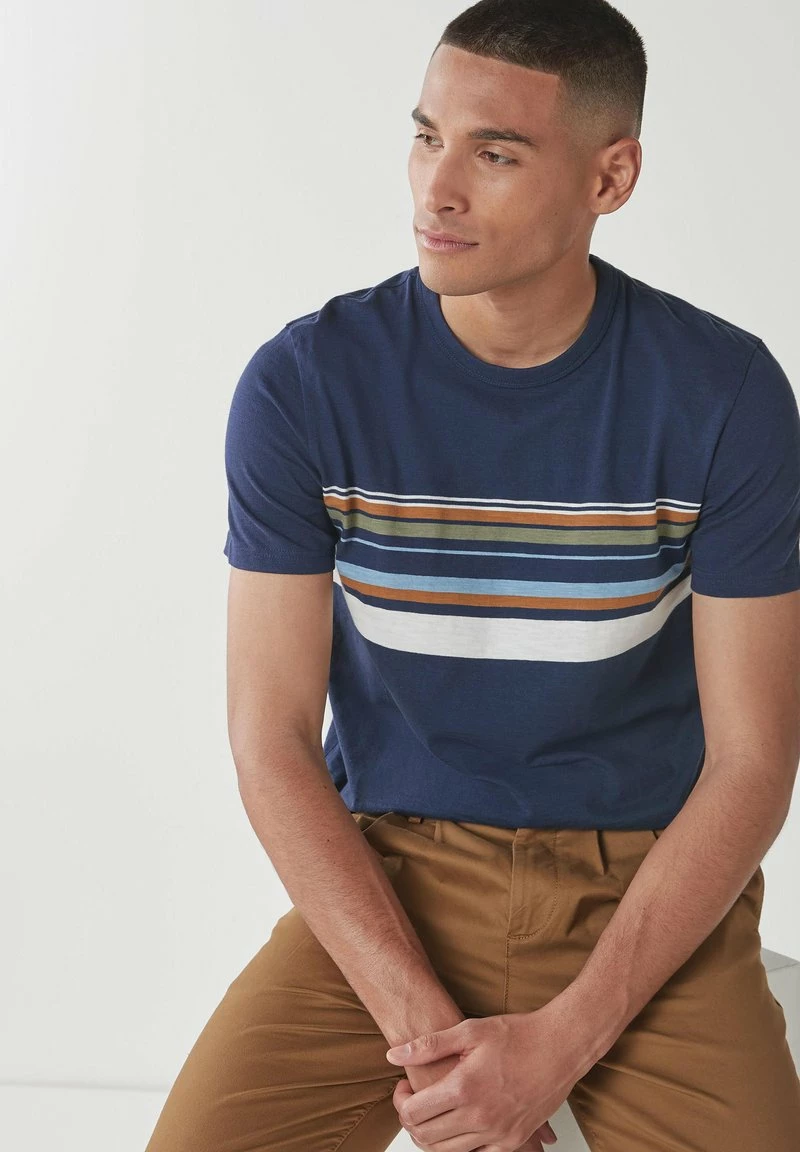 Next Herren T-Shirt Print - Dark Blue – Bild 4