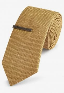 Next Herren SET - Krawatte - Mustard Yellow
