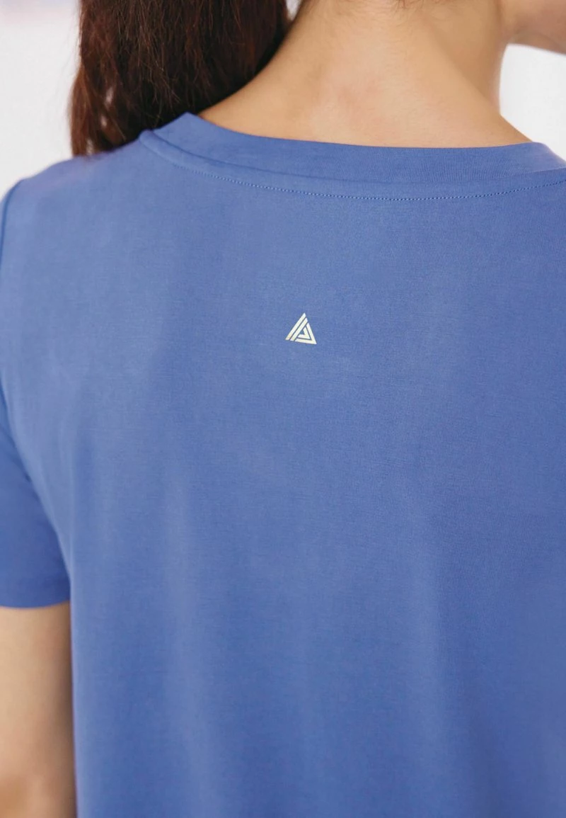 Next Damen TWIST FRONT - T-Shirt Print - Blue – Bild 3