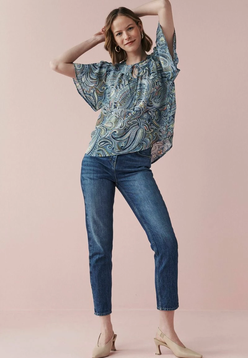 Next Damen FLUTTER - Bluse - Blue Paisley