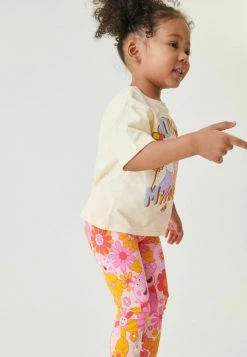 Next Kinder SET - Leggings - Hosen - Orange Peppa Pig