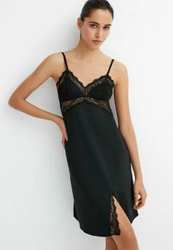 Next Damen Nachthemd - Black