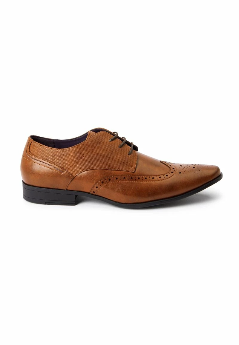 Next Herren BROGUE - Business-Schnürer - Tan Brown