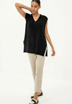 Next Damen Strickpullover - Black