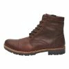 Next Herren BROWN LEATHER ZIP BOOTS - Schnürstiefelette - Brown