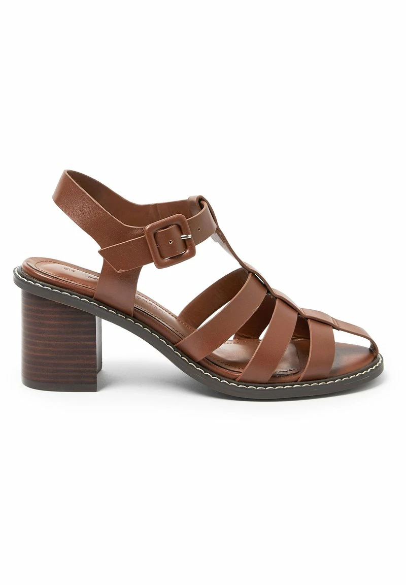 Next Damen FOREVER COMFORT STITCH DETAIL - Riemensandalette - Tan Brown
