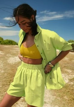 Next Damen Shorts - Neon