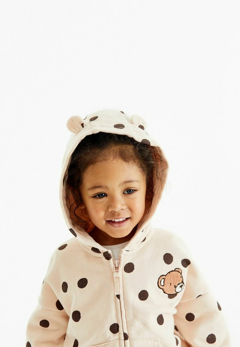 Next Kinder SOFT TOUCH - Kapuzenpullover - Cream Teddy Bear Spot – Bild 4