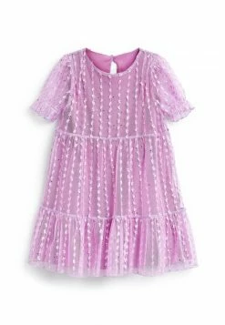 Next Kinder TIERED TULLE - Cocktailkleid/festliches Kleid - Purple