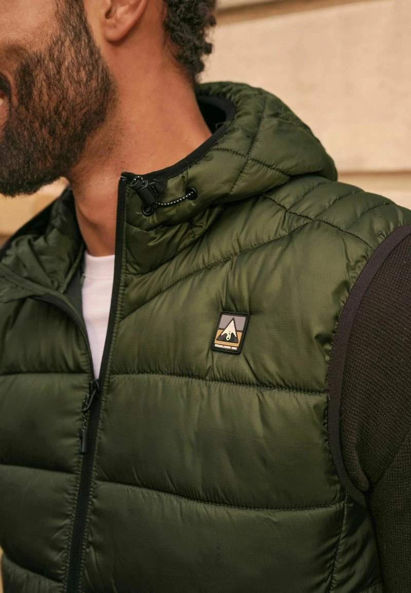 Next Herren Weste - Khaki – Bild 4